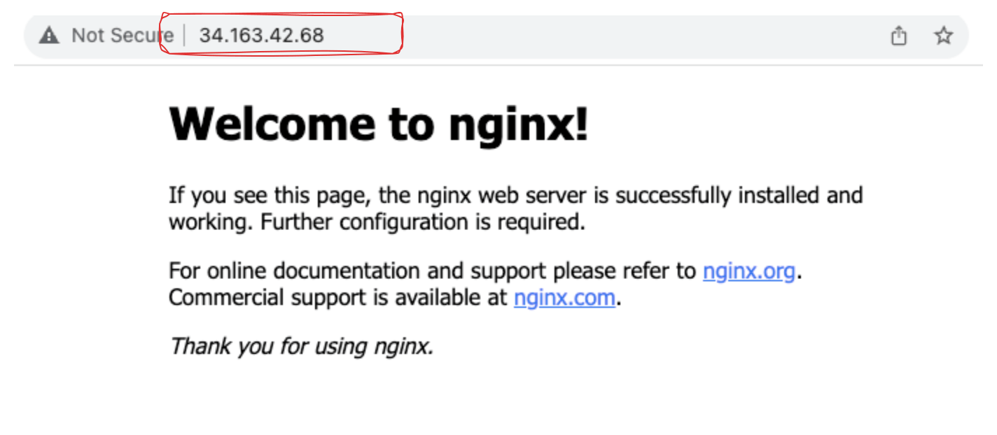 nginx gke gcp